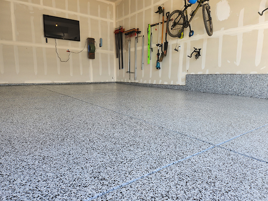 New Home - New Beautiful Better Than Epoxy Garage Floor!